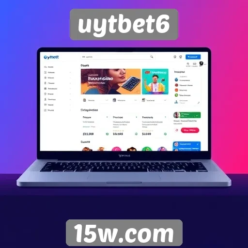 Análise da interface do site uytbet6